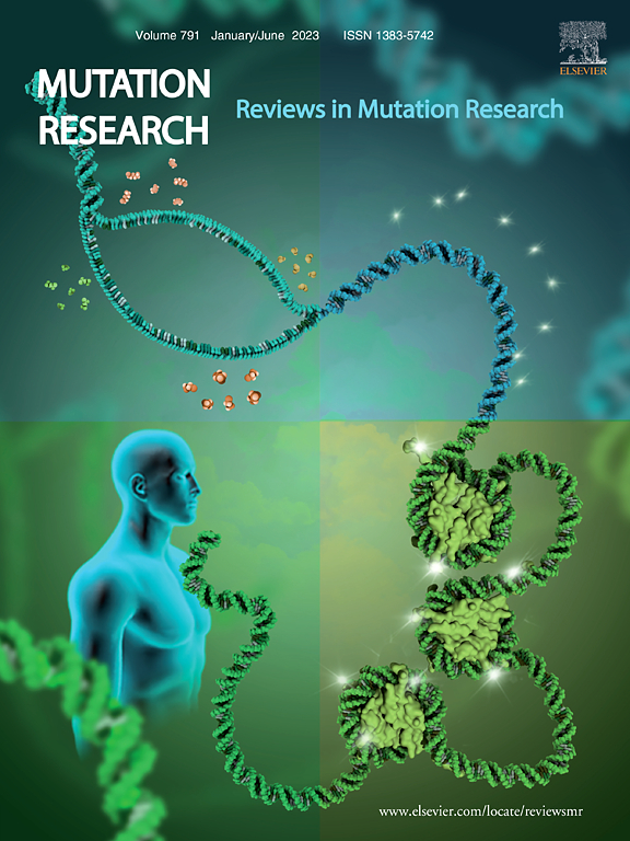 Go to journal home page - Mutation Research - Reviews in Mutation Research